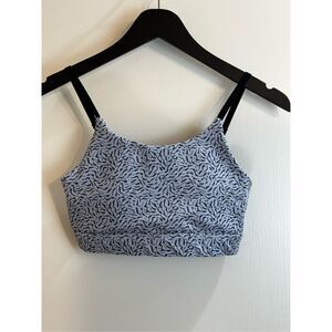 Allfenix gray sports bra top size S